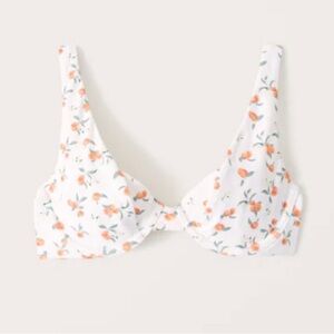 ABERCROMBIE & FITCH Viral Peach Bikini Top